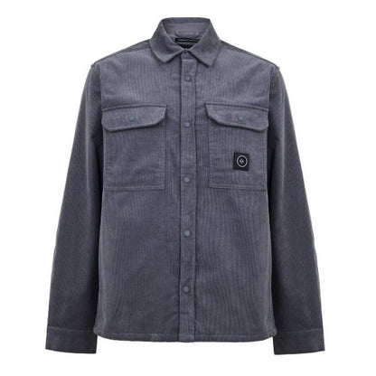 Front - Marshall Artist Mens Corduroy Overshirt