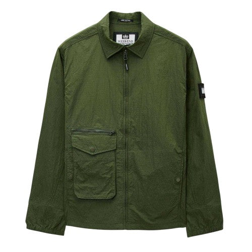 Front - Weekend Offender Mens Nylon Overshirt