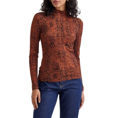 Front - Nobody´s Child Womens/Ladies Snake Print Fitted Top