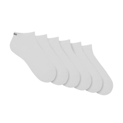 Front - Hugo Unisex Adult No-Show Socks (Pack of 6)