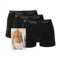 Front - Calvin Klein Mens Low Rise Boxer Shorts (Pack of 3)