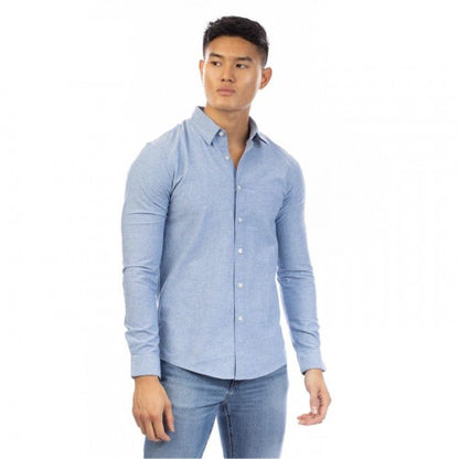 Front - Peter Werth Mens Edward Slim Shirt