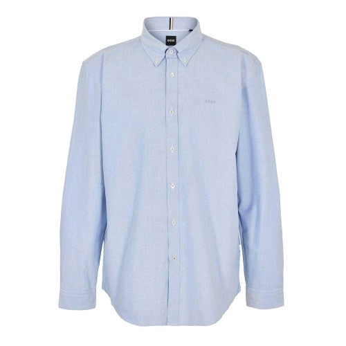 Front - Boss Mens Plain Long-Sleeved Shirt