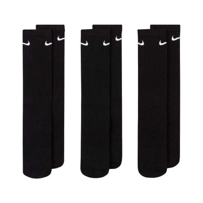 Front - Nike Unisex Adult Everyday Cushioned Crew Socks (Pack of 3)
