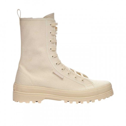 Front - Superga Womens/Ladies 2341 Alpina Canvas Platform Boots