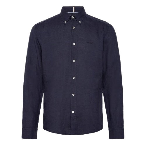 Front - Boss Mens Liam Point Collar Regular Long-Sleeved Shirt