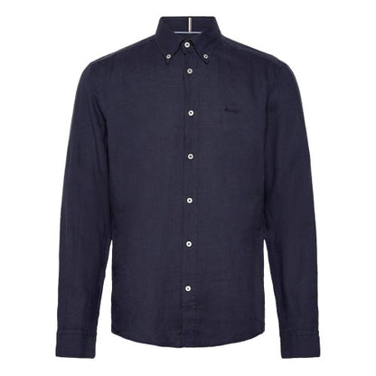 Front - Boss Mens Liam Point Collar Regular Long-Sleeved Shirt