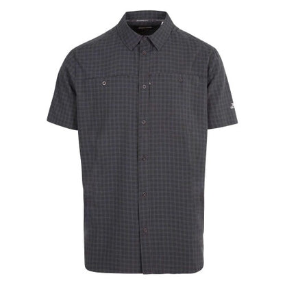 Front - Trespass Mens Gilcrux Short-Sleeved Shirt