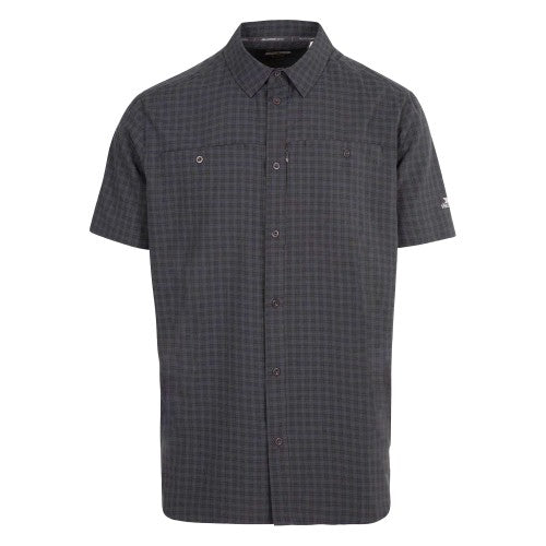 Front - Trespass Mens Gilcrux Short-Sleeved Shirt