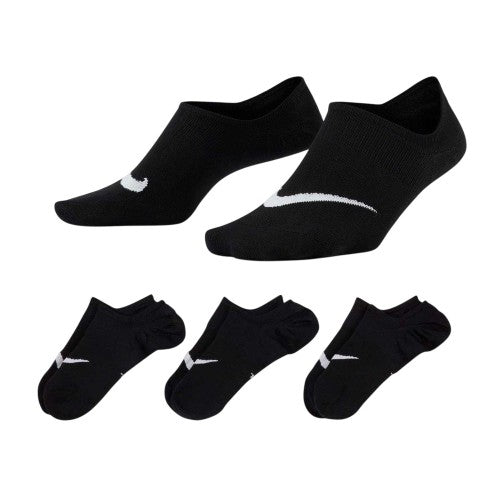 Front - Nike Womens/Ladies Everyday Plus Trainer Socks (Pack of 3)