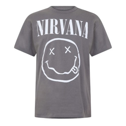 Front - Nirvana Womens/Ladies Logo T-Shirt