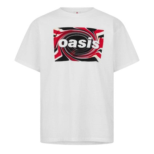 Front - Oasis Mens Logo Cotton T-Shirt