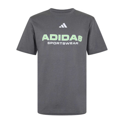 Front - Adidas Mens Logo Cotton T-Shirt