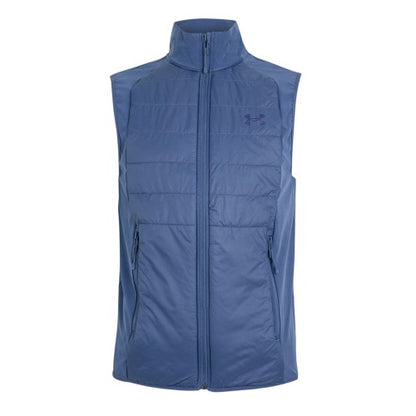 Front - Under Armour Mens Hybrid Sleeveless Vest Top