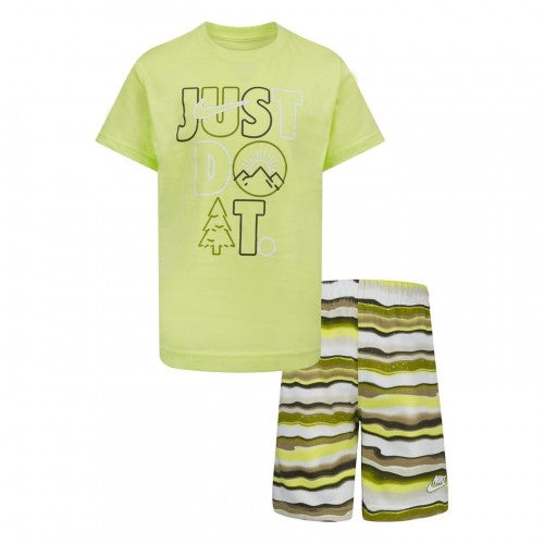 Front - Nike Childrens/Kids Printed Top & Bottom Set