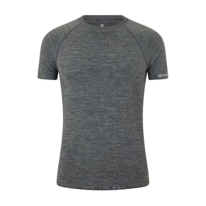 Front - Endura Mens Pross Logo Base Layer Top