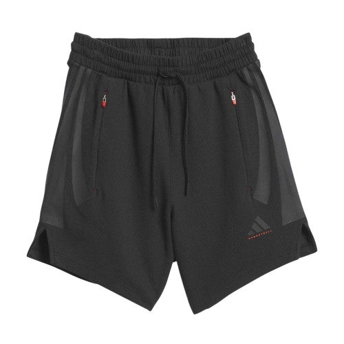 Front - Adidas Unisex Adult Spacer Basketball Shorts