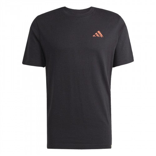 Front - Adidas Mens Logo Cotton T-Shirt