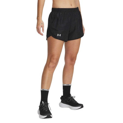Front - Under Armour Womens/Ladies Fly By Novelty Running Shorts