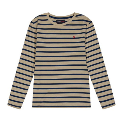 Front - Farah Childrens/Kids Alport Stripe Long-Sleeved T-Shirt