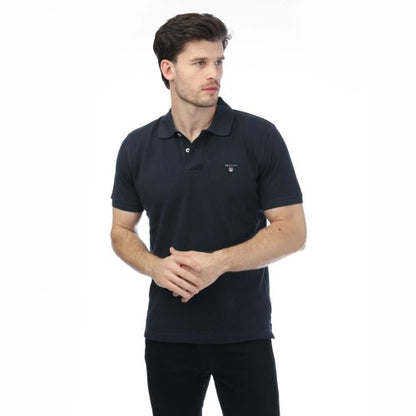 Front - Gant Mens Rugger Piqué Regular Polo Shirt
