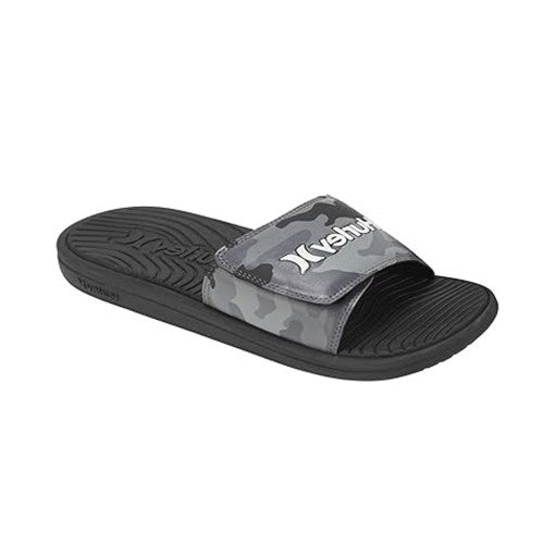 Front - Hurley Mens Vel Camouflage Slides