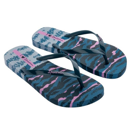 Front - Ipanema Womens/Ladies Zebra Flat Flip Flops