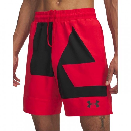 Front - Under Armour Mens Zone Basketball Shorts