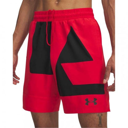 Front - Under Armour Mens Zone Basketball Shorts