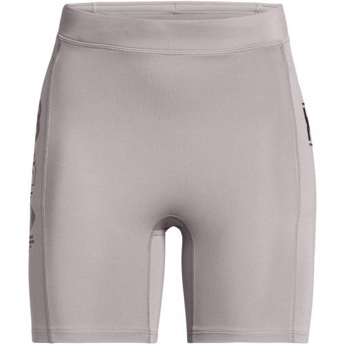 Front - Under Armour Womens/Ladies Project Rock Slim Running Shorts