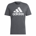 Front - Adidas Mens Essentials Big Logo Single Jersey T-Shirt