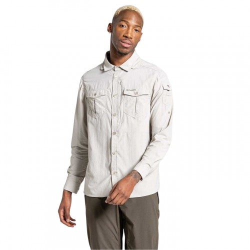 Front - Craghoppers Mens Regular Long-Sleeved Shirt