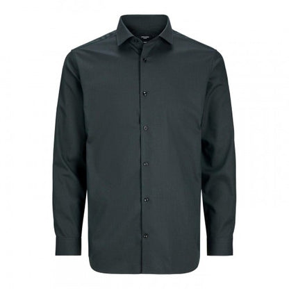 Front - Jack And Jones Mens Parker Slim Long-Sleeved Shirt