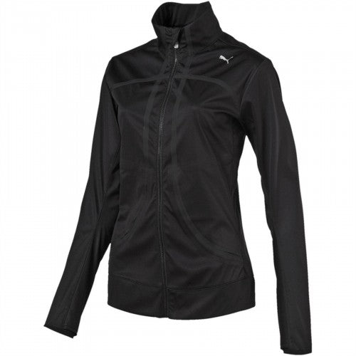 Front - Puma Womens/Ladies Thermal Running Track Jacket