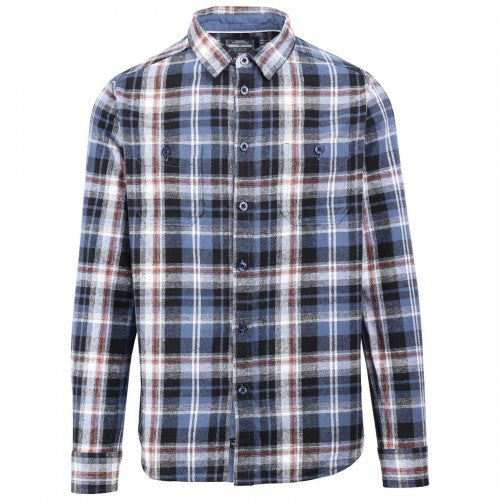 Front - Trespass Mens Zalah Collared Shirt