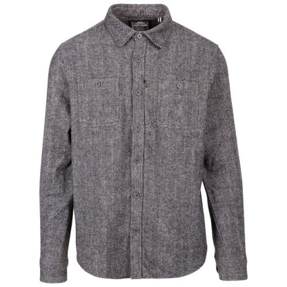 Front - Trespass Mens Plain Collared Shirt
