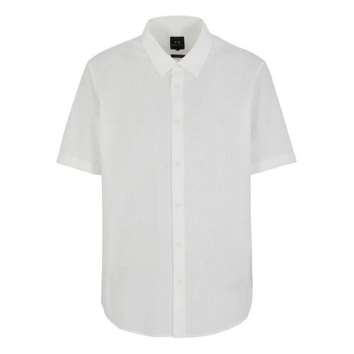 Front - Armani Exchange Mens Point Collar Regular Shirt
