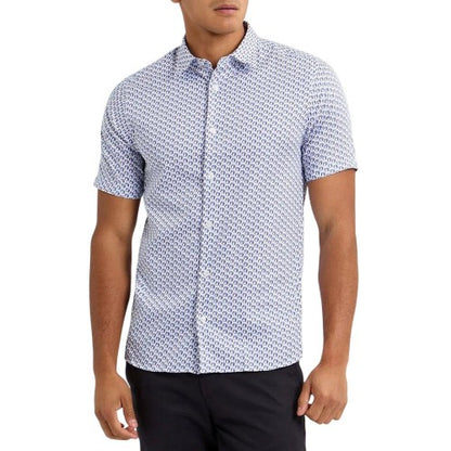 Front - Ted Baker Mens Geometric Regular Shirt