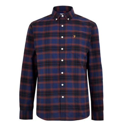 Front - Farah Mens Kennett Regular Shirt