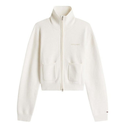 Front - Tommy Jeans Womens/Ladies Cropped Cardigan
