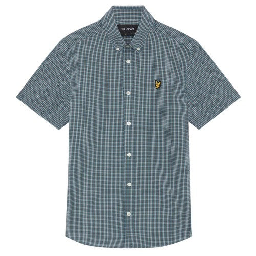 Front - Lyle & Scott Mens Checked Shirt