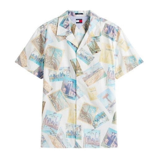 Front - Tommy Jeans Mens Regular Shirt