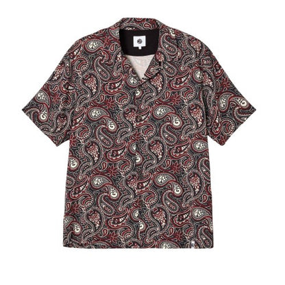 Front - Pretty Green Mens Paisley Regular Short-Sleeved Shirt