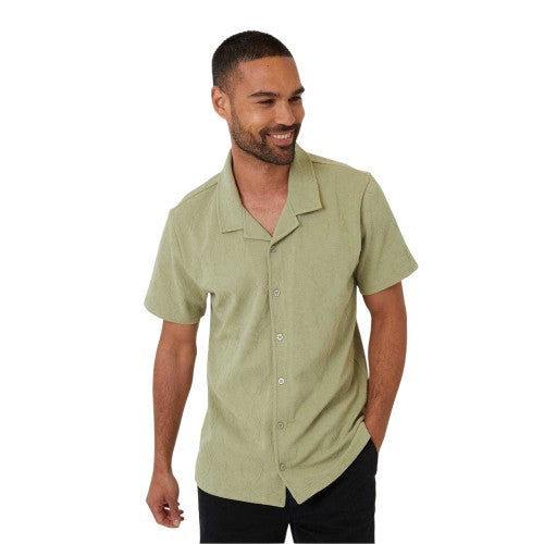 Front - Threadbare Mens Darvel Short-Sleeved Shirt