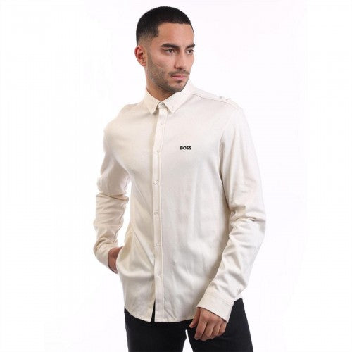 Front - Boss Mens Motion Regular Shirt