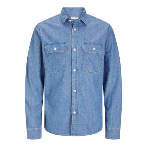 Front - Jack And Jones Mens Denim Shirt
