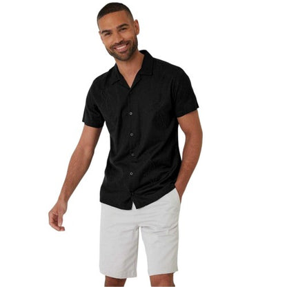 Front - Threadbare Mens Maples Regular Shirt