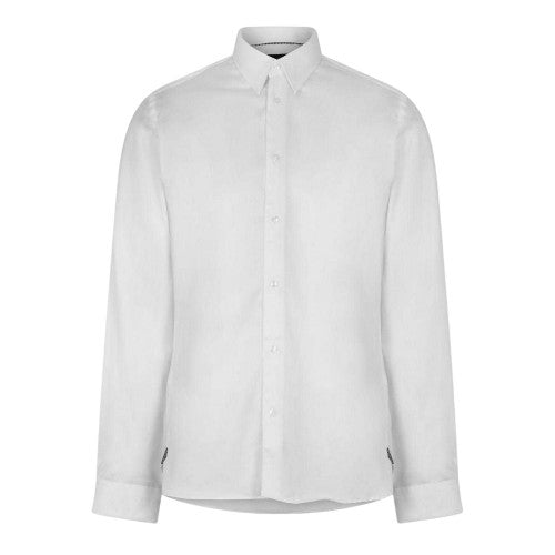 Front - Ted Baker Mens Holmess Slim Long-Sleeved Shirt