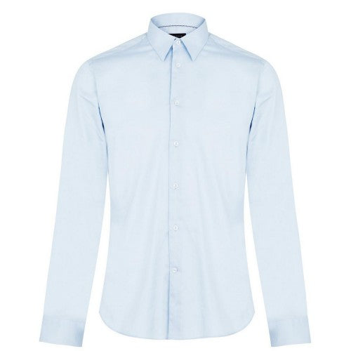 Front - Ted Baker Mens Islass Slim Long-Sleeved Shirt