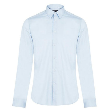 Front - Ted Baker Mens Islass Slim Long-Sleeved Shirt